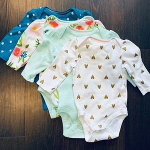 Bundle of 4 Cloud Island Onesies
